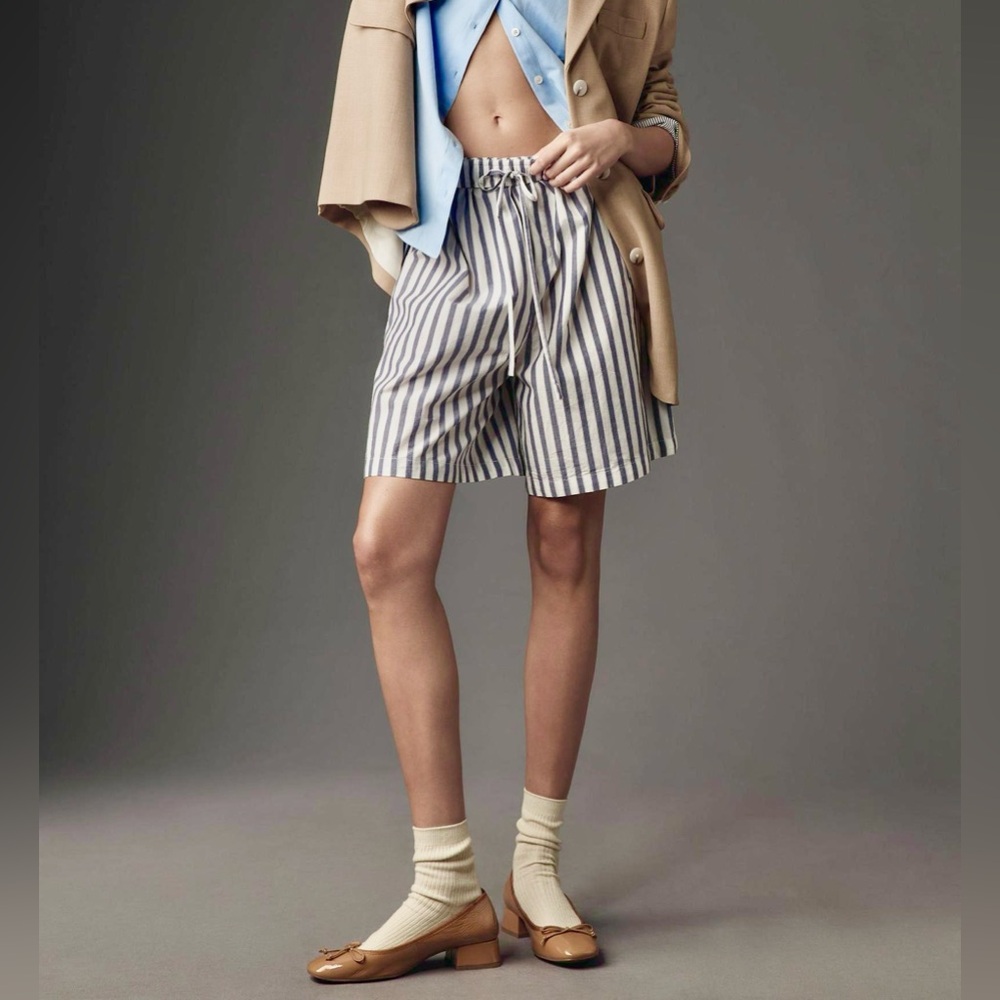 anthropologie cotton shorts